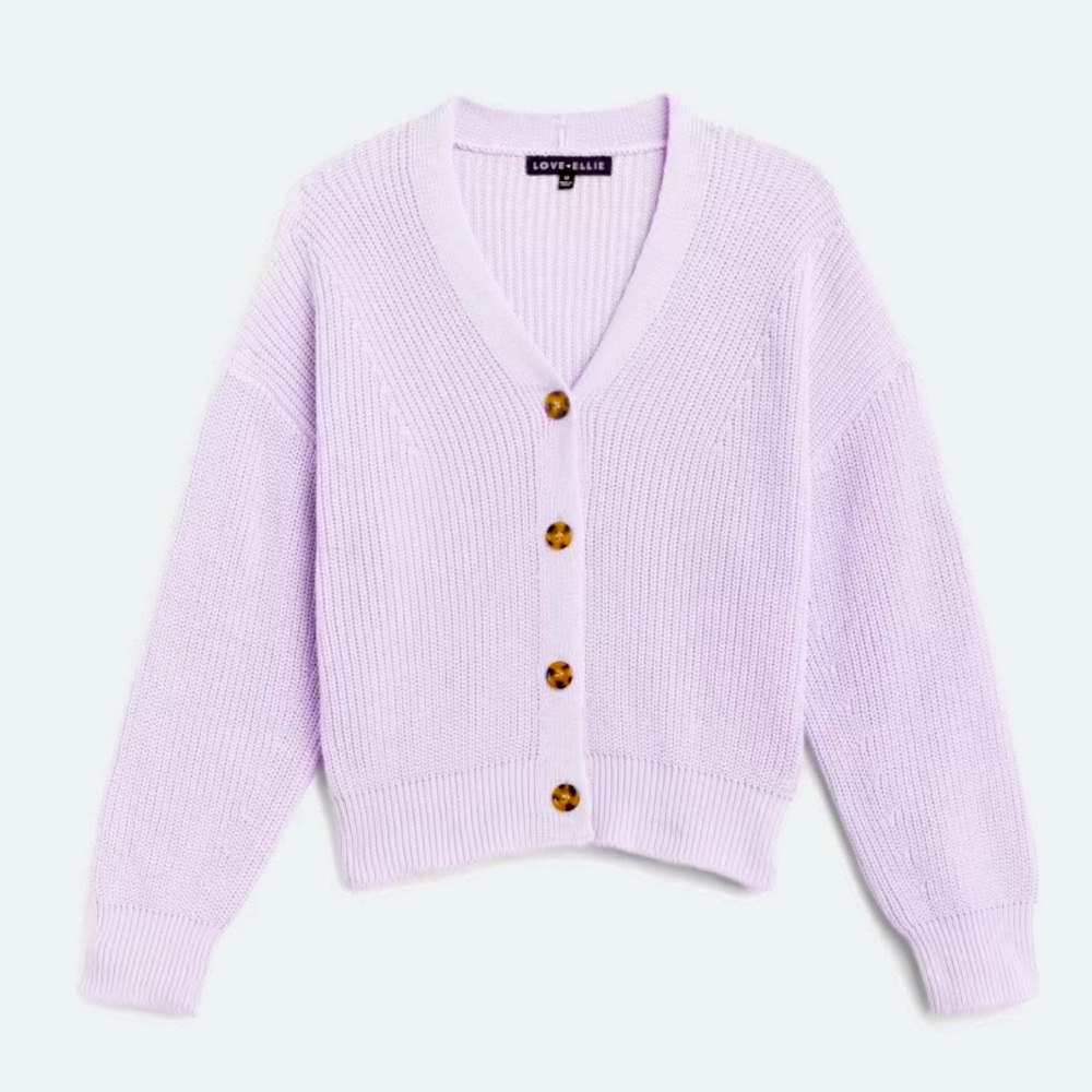 Love Ellie:  Girls Livvy Button Front Cropped Cardigan 
Size: Medium